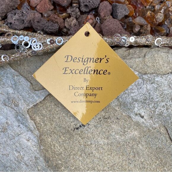 NWT New Direct Import 42" Platinum Silver Metallic Sequin Beaded Jewel Branches - Picture 11 of 12